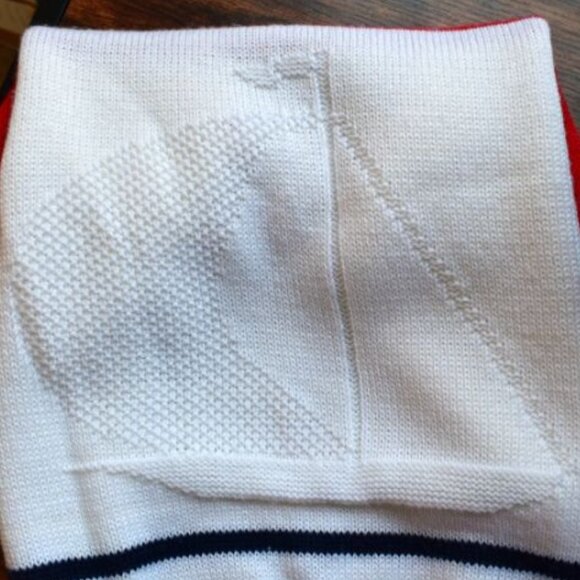 Vintage Sleeveless Sweater with Boat Motif - Picture 3 of 7